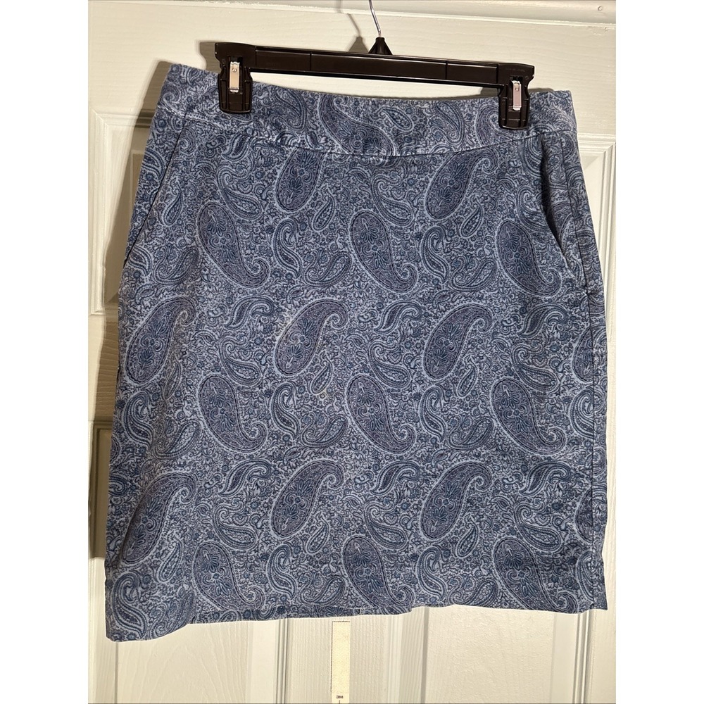 LL BEAN FAVORITE FIT VELVET PENCIL SKIRT WITH POCKETS. SZ 6 Petite.